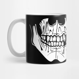Skull - Creepy Mouth - Spooky Face Mug